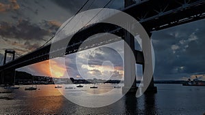 TheÂ Tamar BridgeÂ Between Devon and Cornwall uk